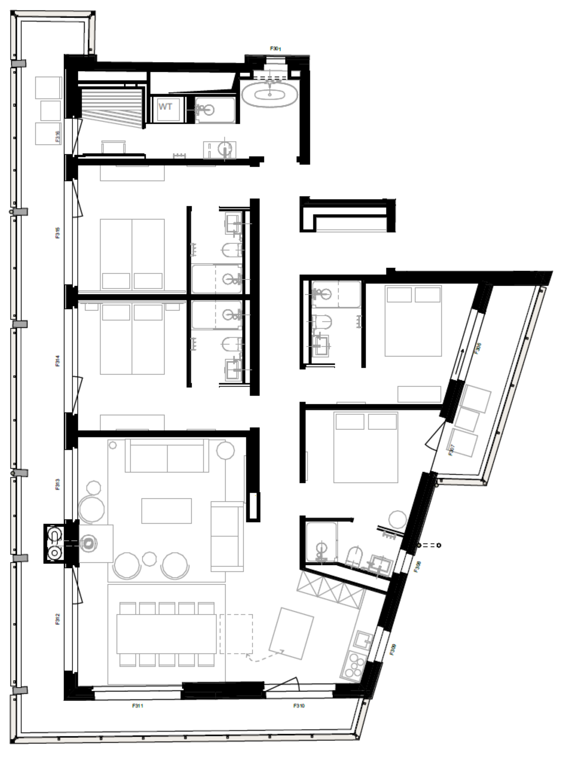 Floor detail plan